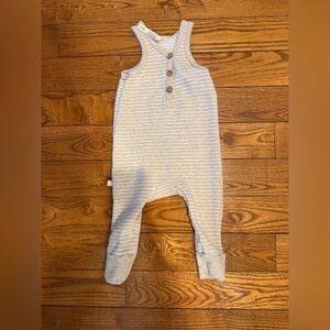 Childhoods Oatmeal stripe one piece, size 12-18 months